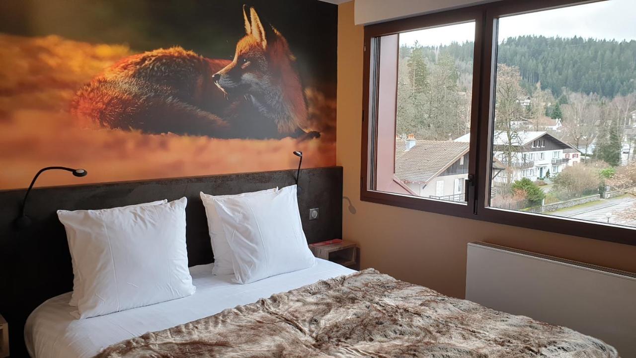 Les Loges Du Parc Hotell Gérardmer Exteriör bild